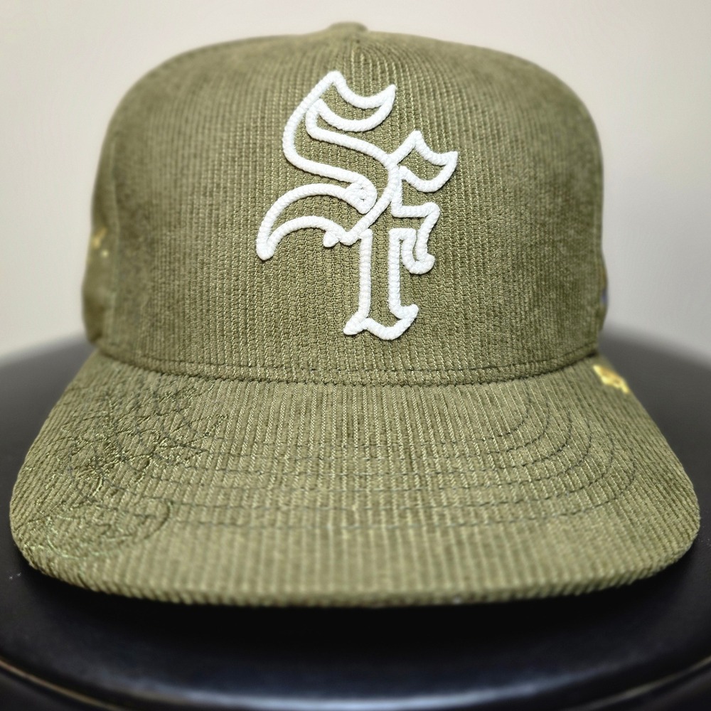 SF Giants Dvniel Luu Designer Dreams Don't Sleep 1of1 Streetwear Corduroy Hat
